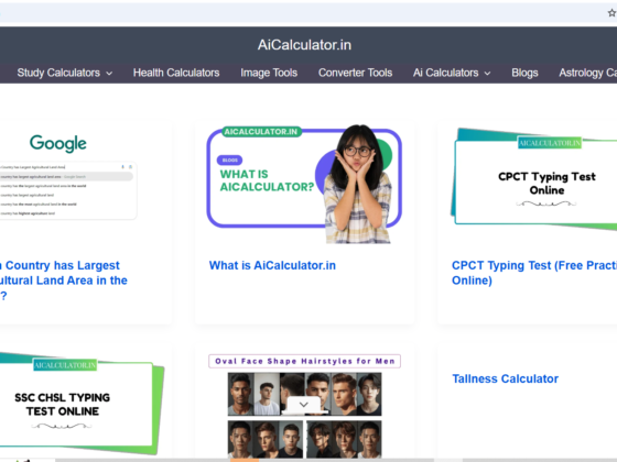 Aicalculator.in | PIN Verified AdSense Website For Sale